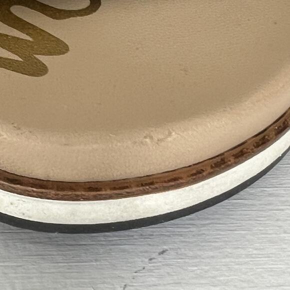 Sam Edelman Platform Sandal Women Sz 7.5 Ariele Leopard Print Calf Hair Leather - Picture 6 of 11